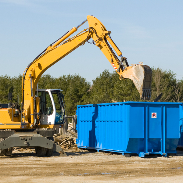 how many times can i have a residential dumpster rental emptied in Snow Lake Shores